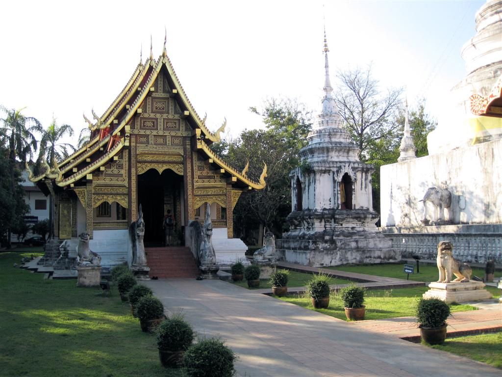 THAILAND - CHIANG MAI - een boeddhistische tempel