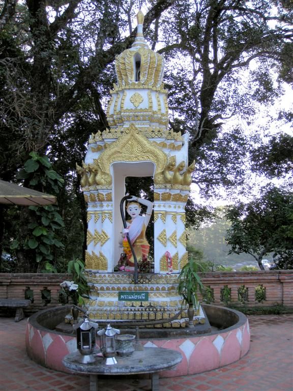 THAILAND - CHIANG MAI - beeld bij Wat Phrathat Doi Suthep