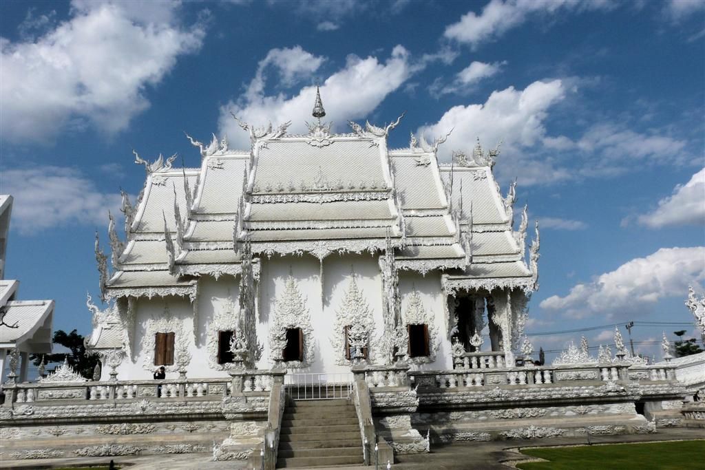 THAILAND - CHIANG RAI - de tempel Wat Rong Khun