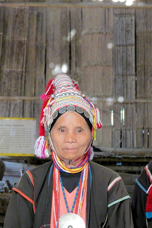 THAILAND - CHIANG RAI - vrouw van de Akha bergstam