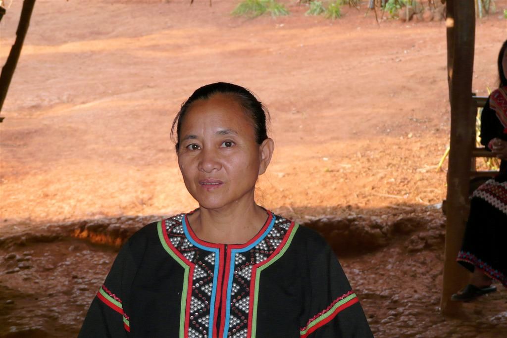 THAILAND - CHIANG RAI - vrouw van de Lahu Muser bergstam