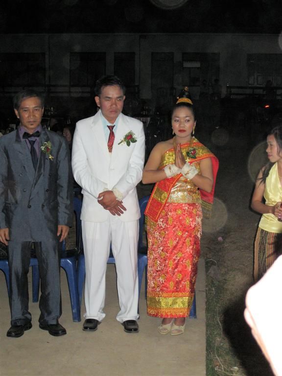 LAOS - LUANG PRABANG - Laotiaans bruidspaar