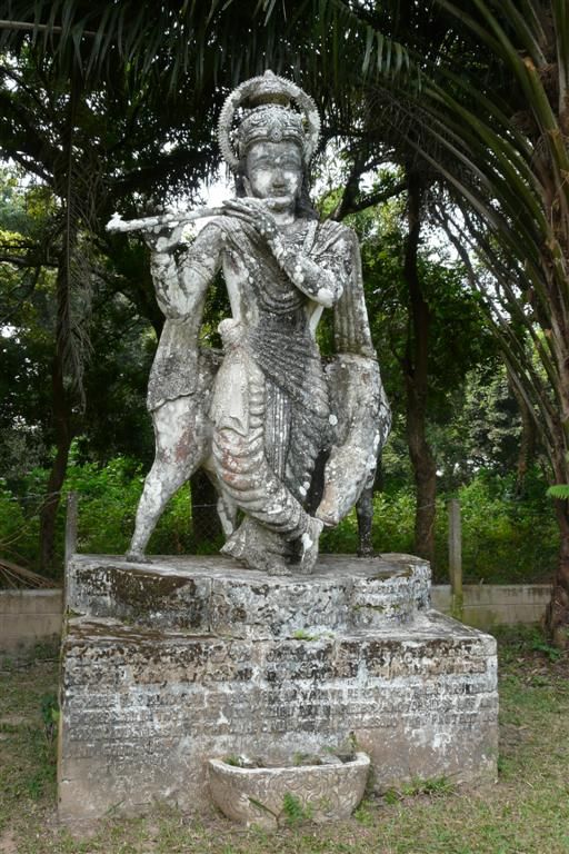 LAOS - VIENTIANE - beeld in het Xieng Kuane Buddha park