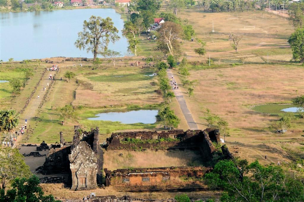 LAOS - SAVANNAKHET -> KONG ISLAND - uitzicht bij de ru