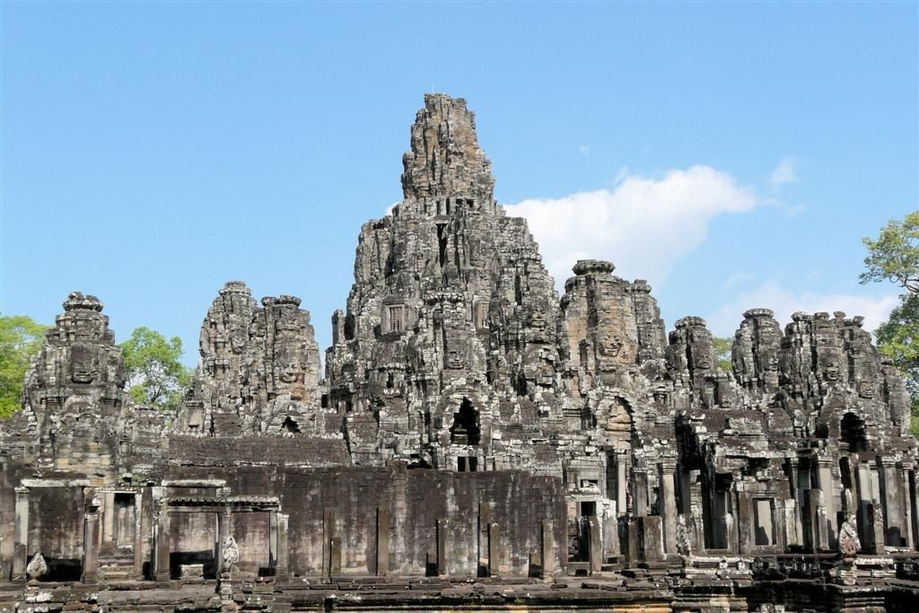 CAMBODJA - SIEM REAP - Bayon tempel van Angkor Thom