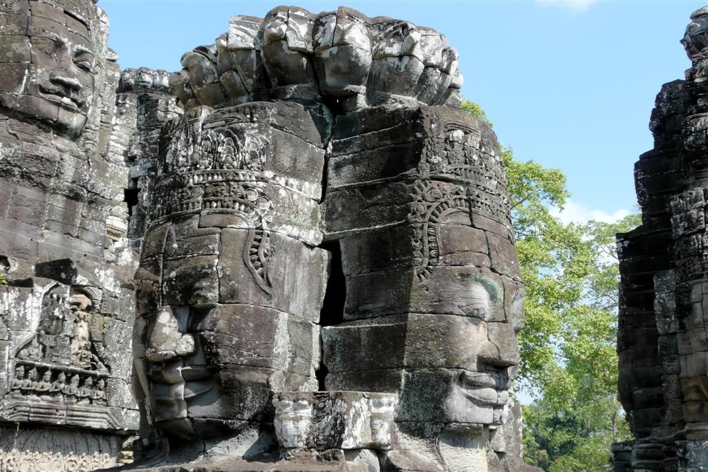 CAMBODJA - SIEM REAP - Bayon tempel van Angkor Thom