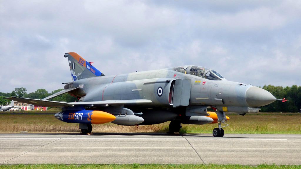 een McDonnell Douglas F-4E Phantom II straaljager (01507 Griekenland)