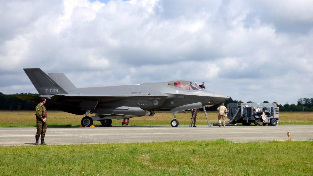 een F-35 straaljager (F008 Nederland)