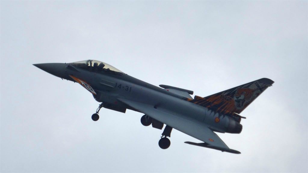 een Eurofighter Ala-14 straaljager (NTM18 Spanje)