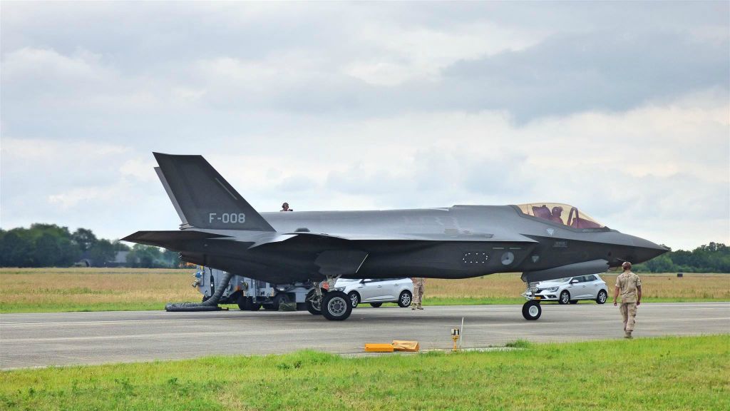 een F-35 straaljager (F008 Nederland)