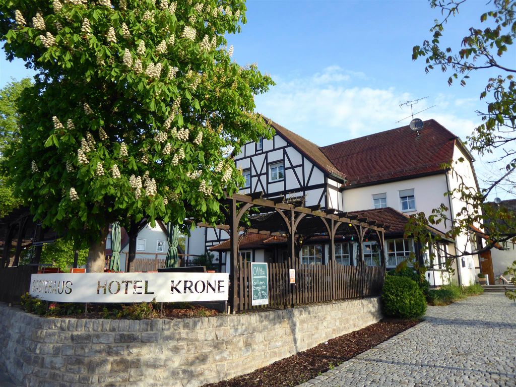 GEISELWIND (DUITSLAND) - ons overnachtingshotel Hotel & Gasthaus Krone