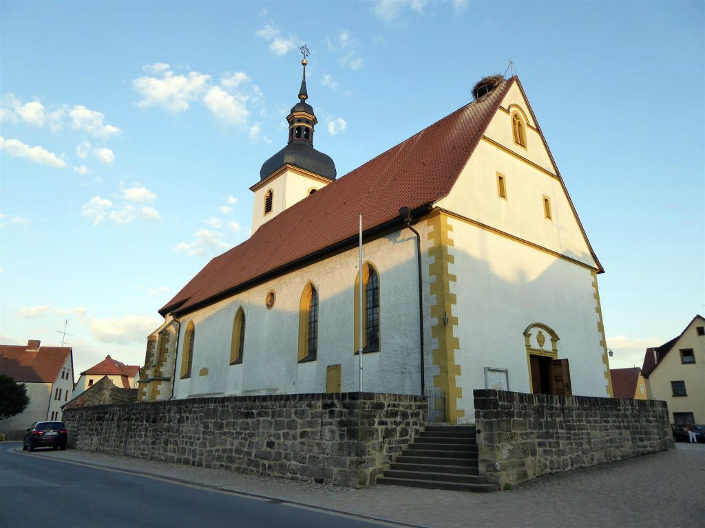 GEISELWIND (DUITSLAND) - de parochiekerk van St. Burkard