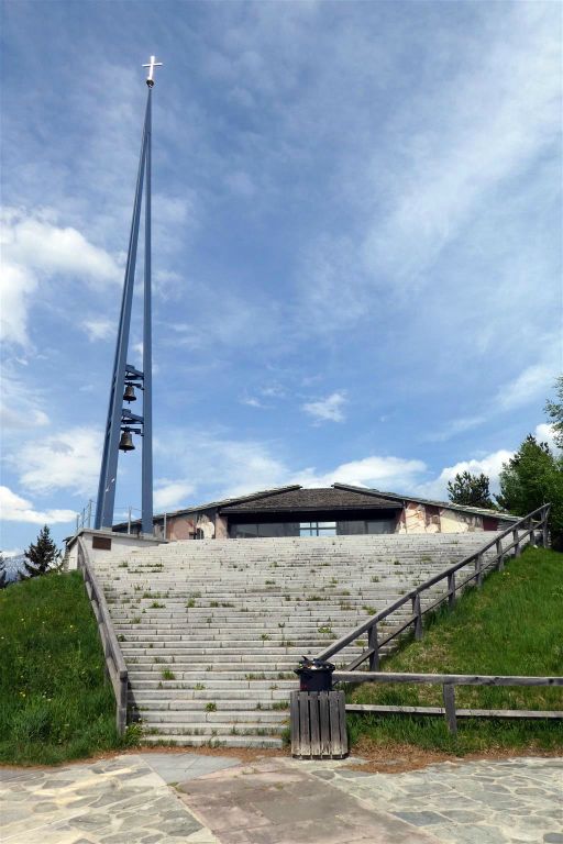 SCHÖNBERG (OOSTENRIJK) - de Europese kapel in de buurt van de Europabrug