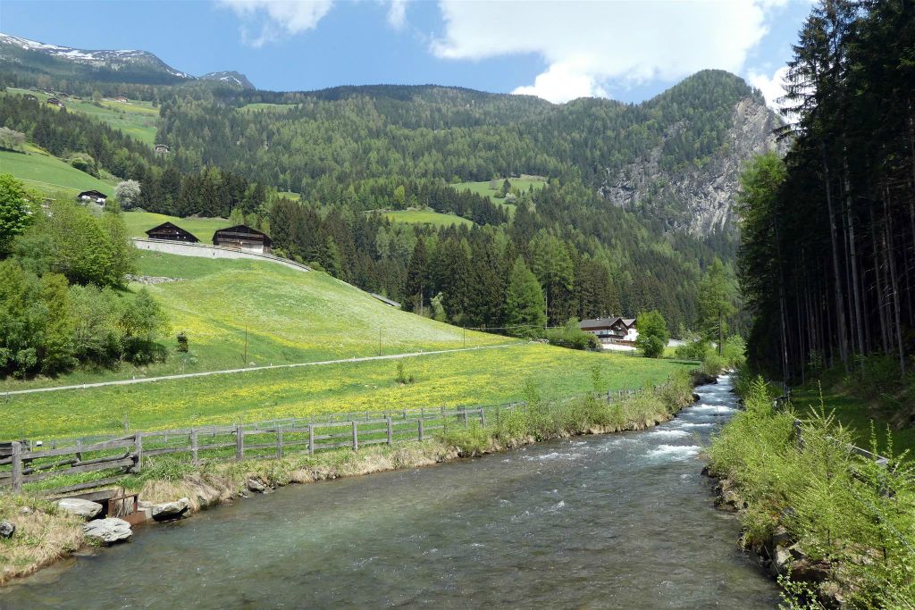 CAMPO TURES - het uitzicht onderweg in het nationale park Rieserferner