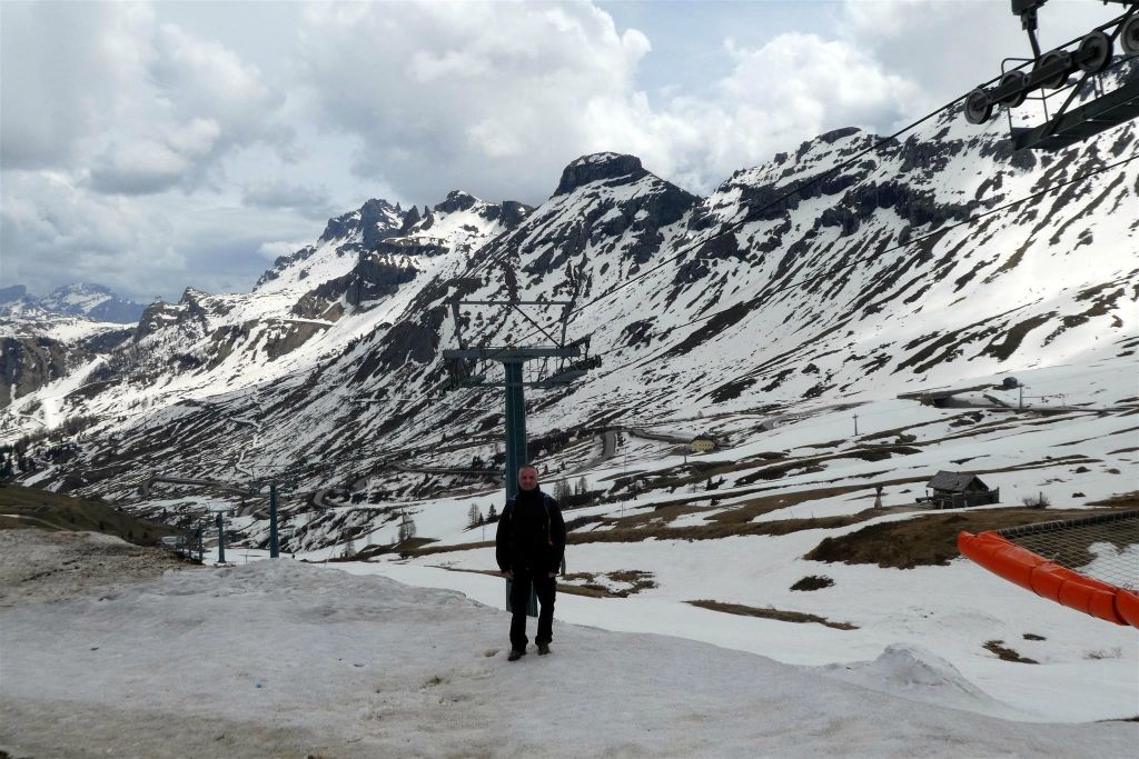 CANAZEI - Carlos bij de Pordoipas (2239 meter)