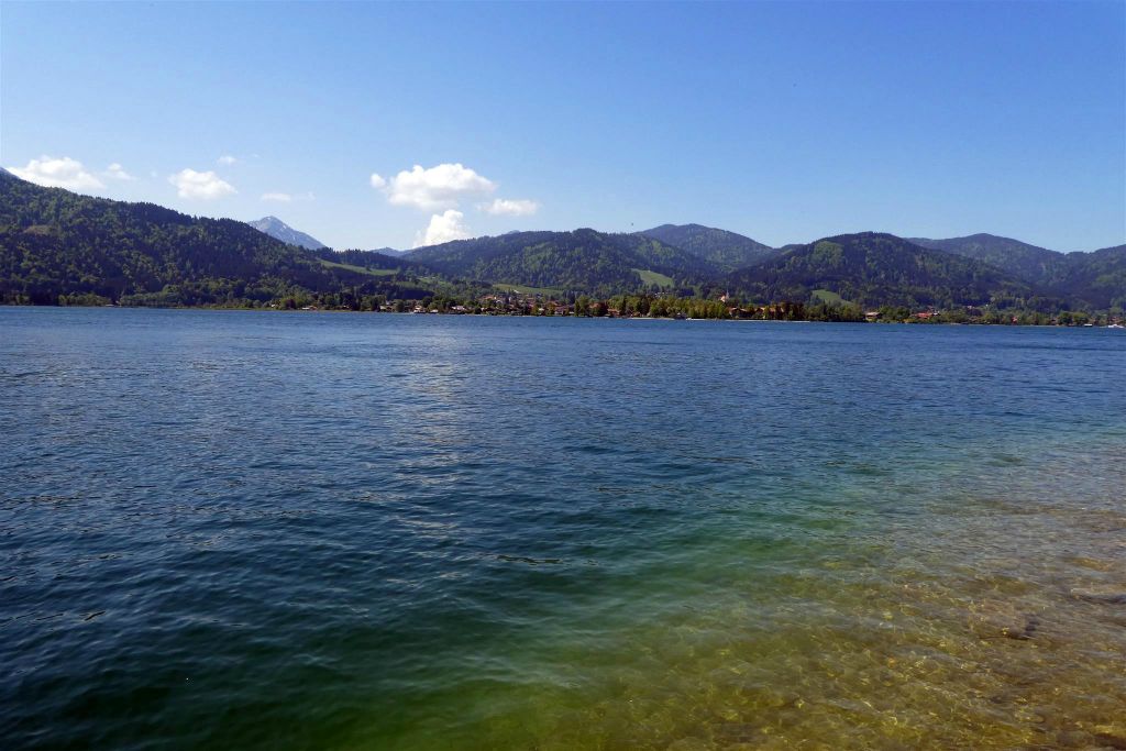 TEGERNSEE (DUITSLAND) - het meer de Tegernsee