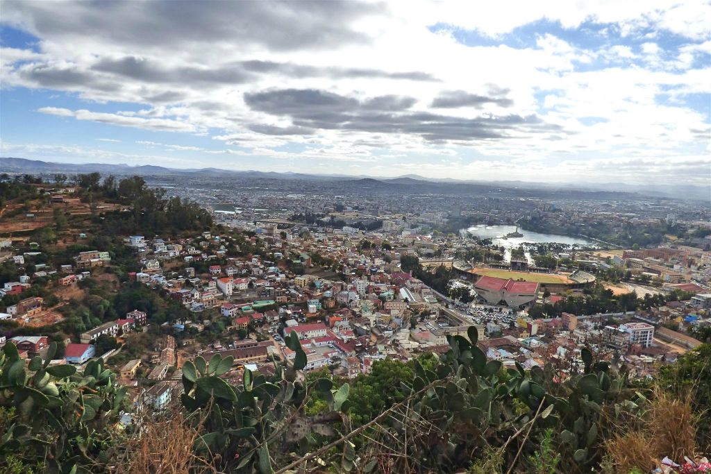 ANTANANARIVO - het uitzicht over de stad