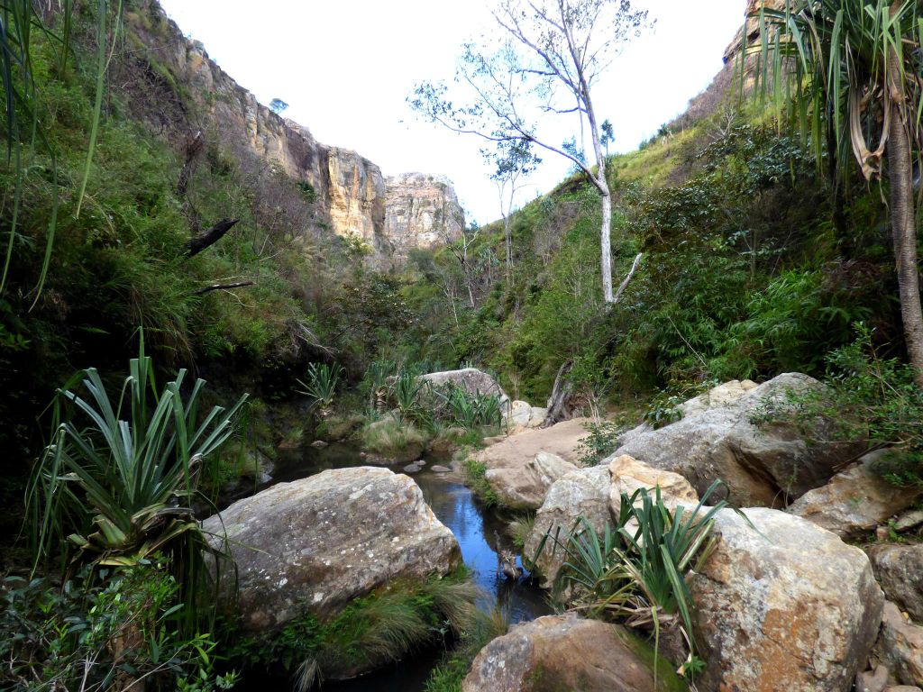 RANOHIRA (ISALO NATIONAL PARK) - het landschap in de kloof