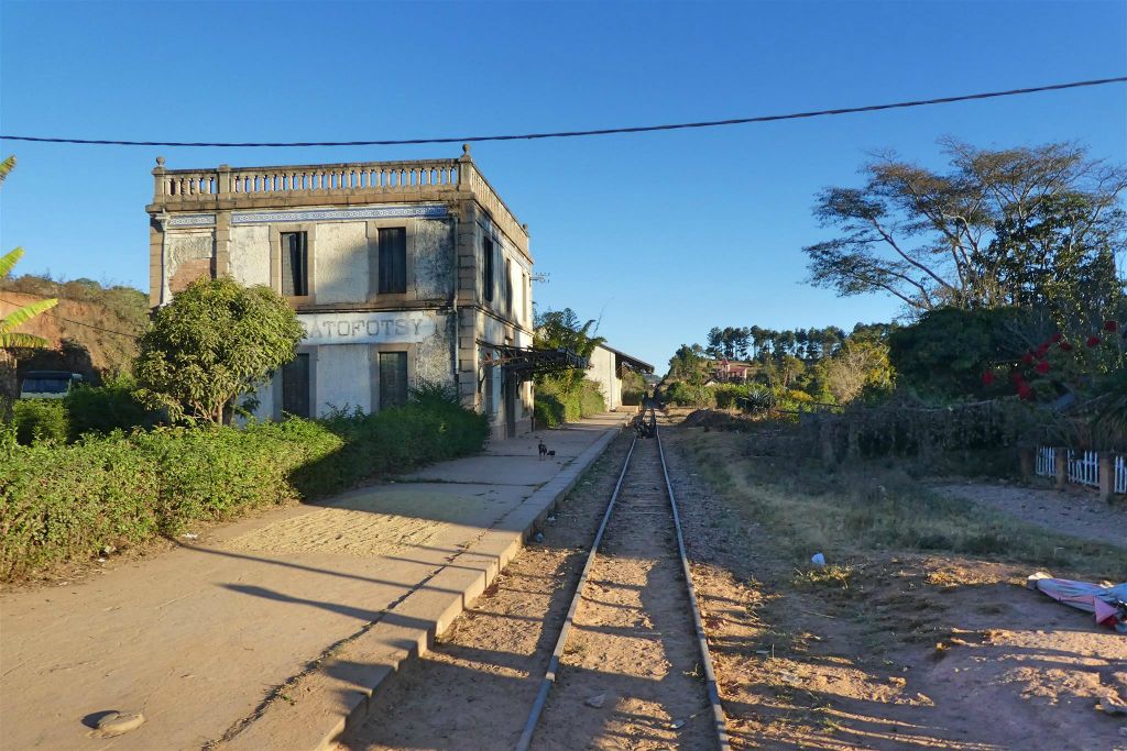 ANTANANARIVO - een oud treinstation