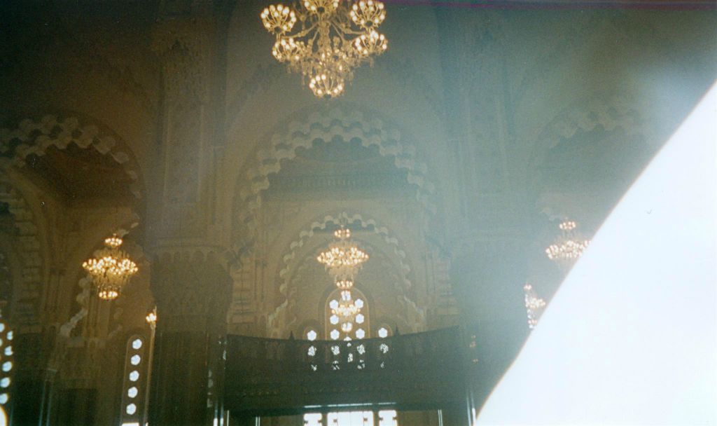 CASABLANCA - binnen in de Hassan II moskee