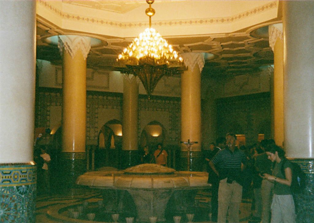CASABLANCA - de wasruimte in de Hassan II moskee