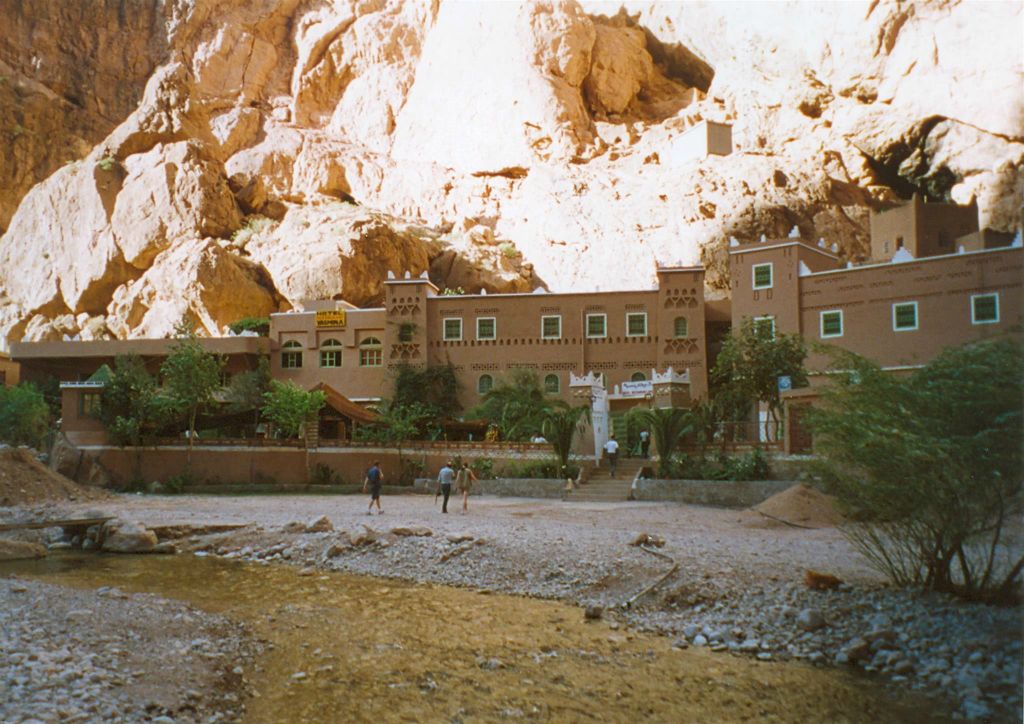 TINERHIR - het hotel in de kloof waar we verbleven