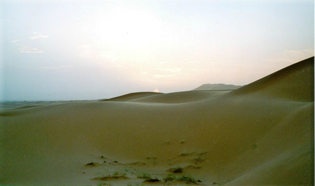ERFOUD - de zonsopgang in de woestijn