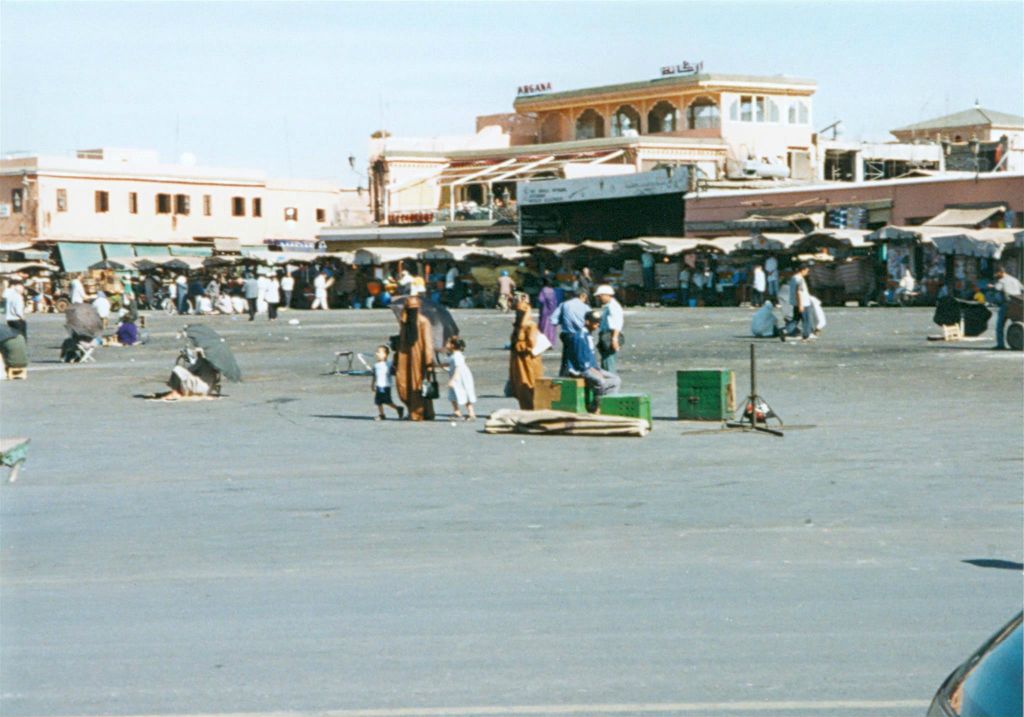 MARRAKECH - het Djemaa El-Fna plein