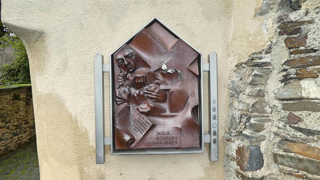 COCHEM - een gedenkteken bij de kruisweg van Jezus