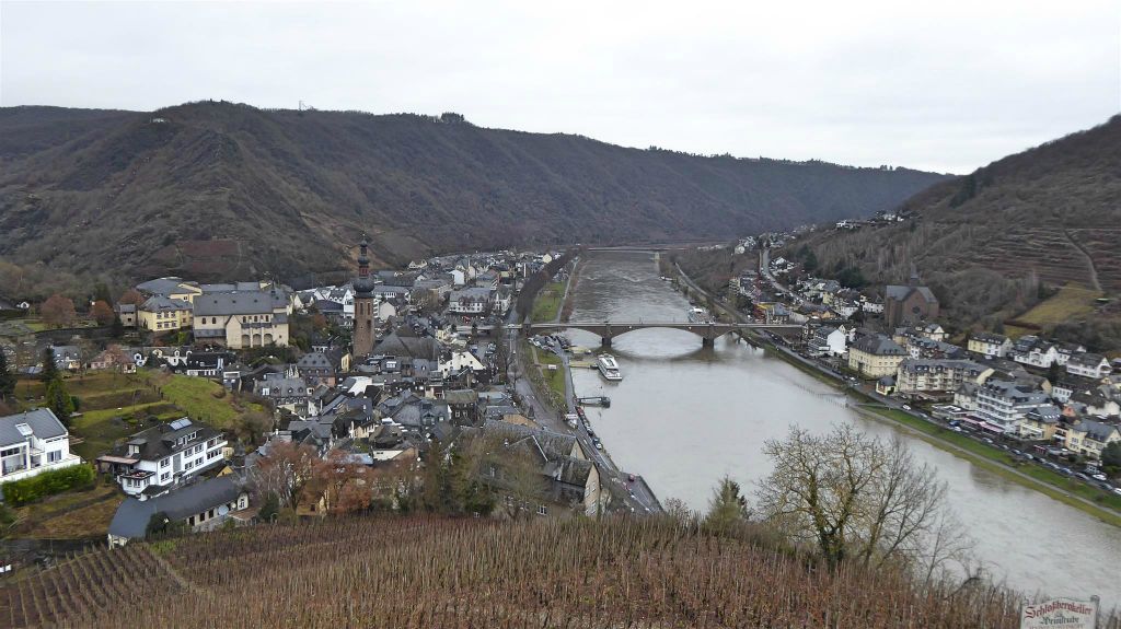 COCHEM - het uitzicht vanaf de rijksburcht