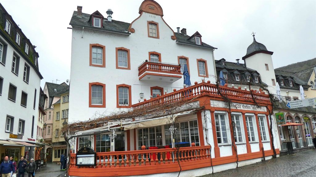 COCHEM - het restaurant Alt Cohem aan de Bernstraße