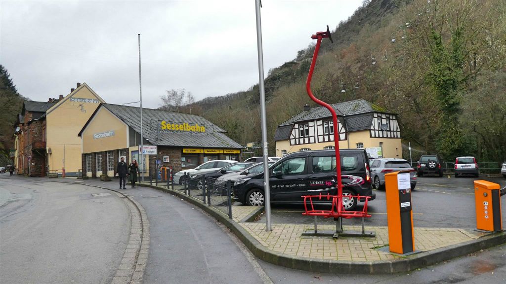 COCHEM - het kabelbaanstation