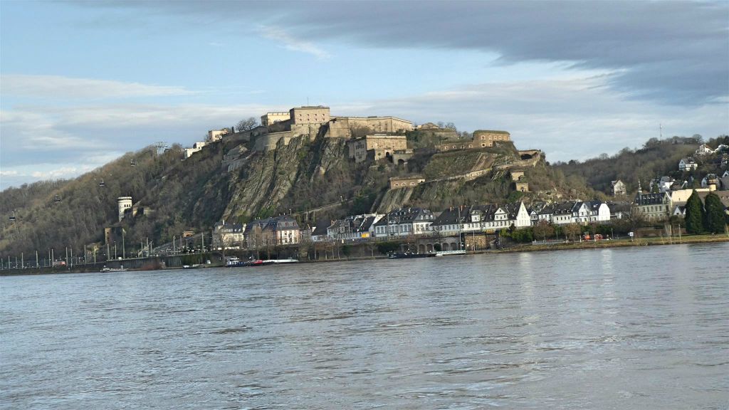 KOBLENZ - het fort Ehrenbreitstein