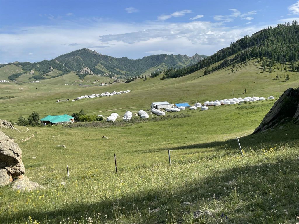 GORKHI TERELJ NATIONAL PARK - het Guru Eco Complex kamp waar we verbleven