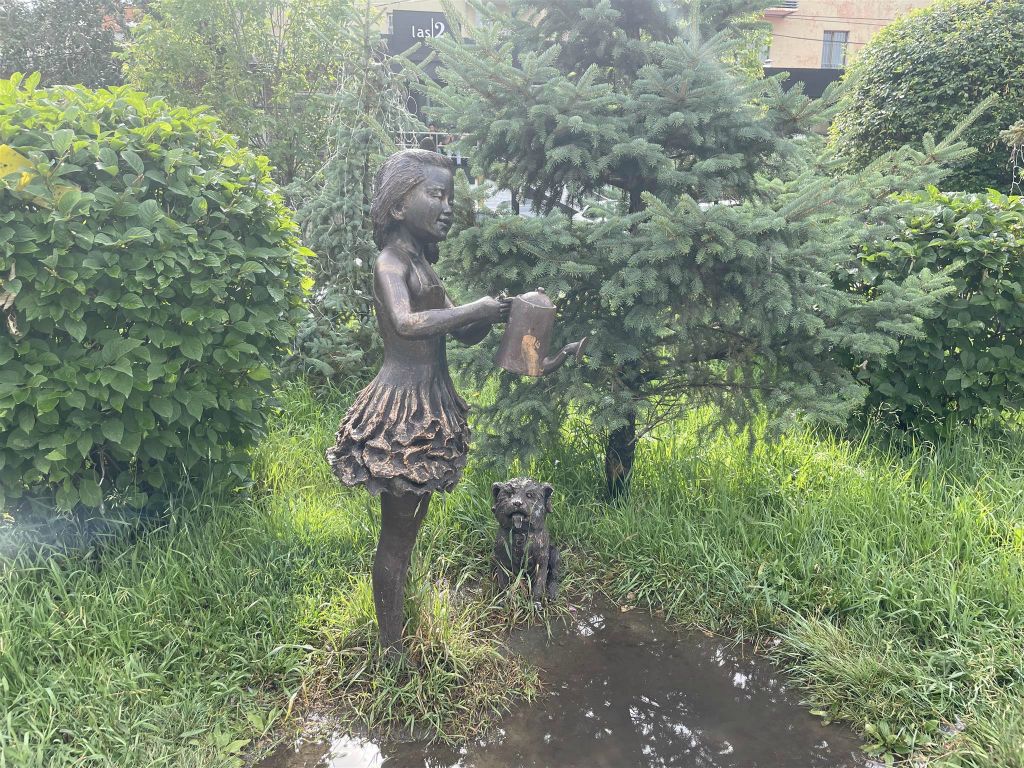 ULAANBAATAR - een kunstwerk op Fountain Square