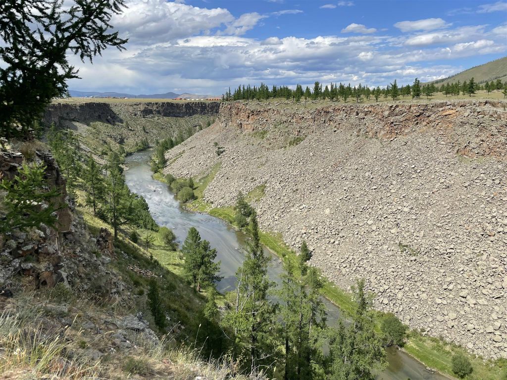 TSETSERLEG -> KHORGO TERKHIIN TSAGAAN NUUR NATIONAAL PARK - het landschap