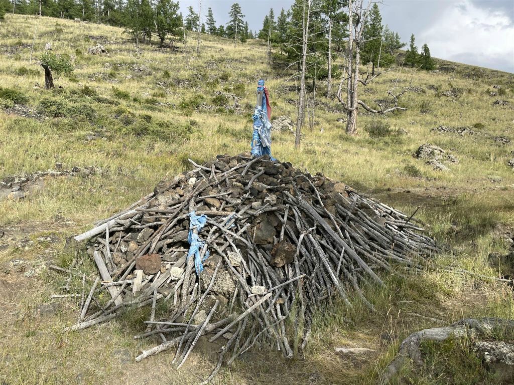 KHORGO TERKHIIN TSAGAAN NUUR NATIONAAL PARK - een gebedsheuvel