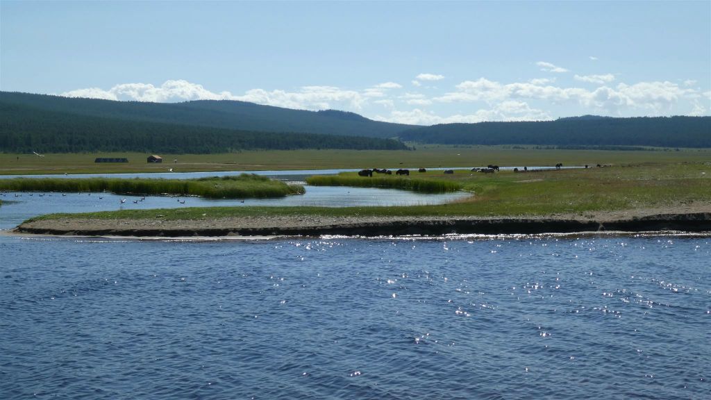 KHÖVSGÖL NUUR NATIONAAL PARK - het landschap bij het Khövsgölmeer