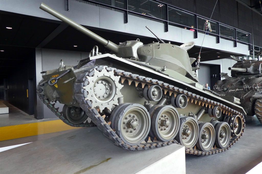 een M24 Chaffee tank (1953-1962)