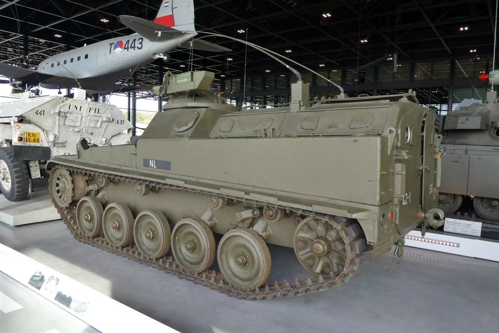 een AMX pantserrups infanterie (1964-1984)