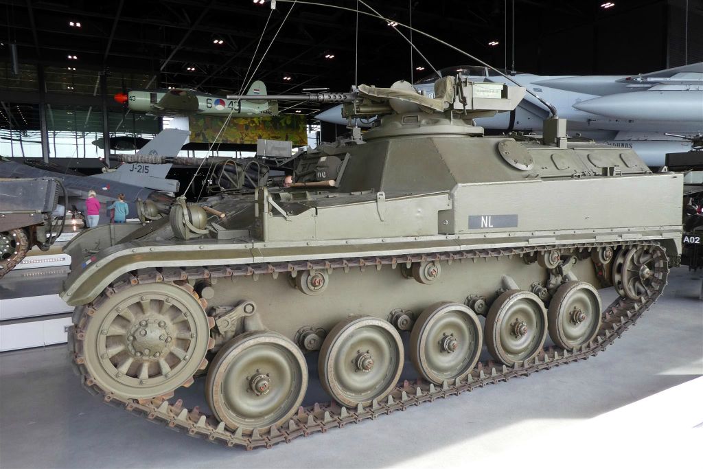een AMX pantserrups infanterie (1964-1984)