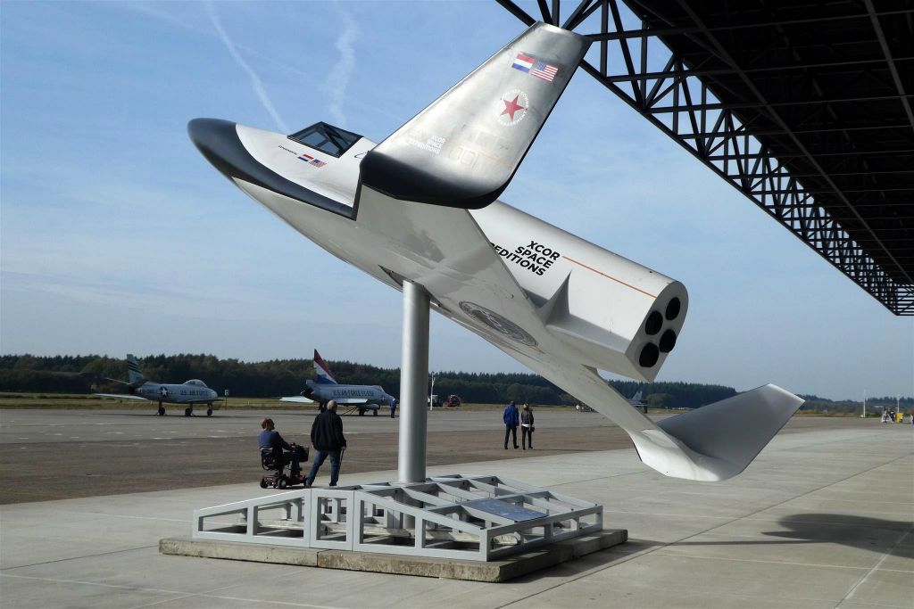 een XCOR Lynx Mk II ruimtevliegtuig