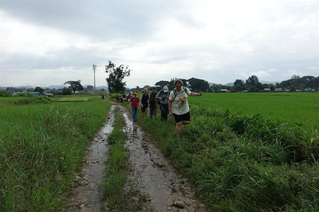 HSIPAW - Carlos en reisgenoten onderweg tijdens een wandeling