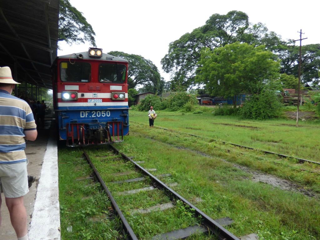 HSIPAW - de trein waarmee we naar Pyin Oo Lwin gaan