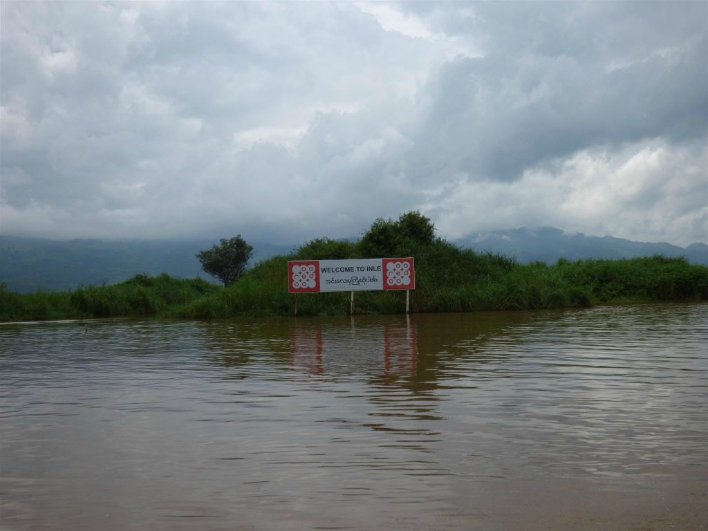 INLE MEER - een welkomstbord