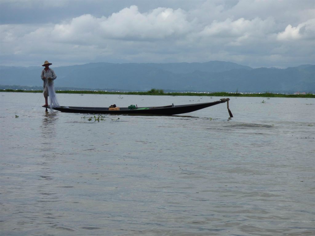 INLE MEER - een visser
