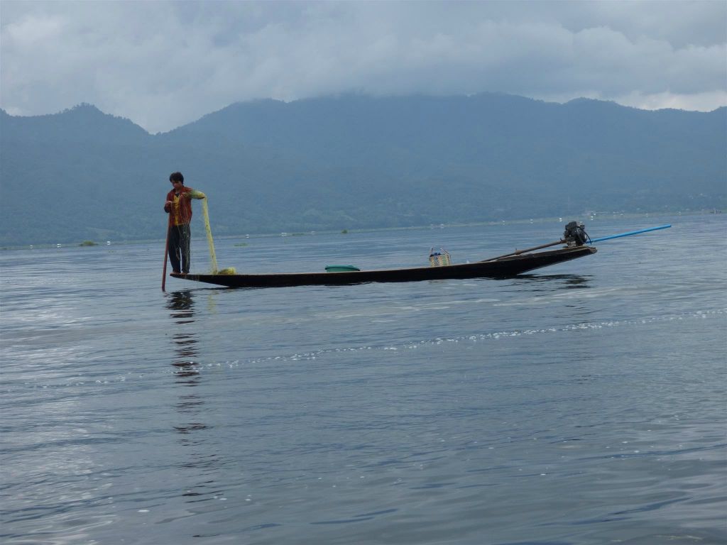 INLE MEER - een visser