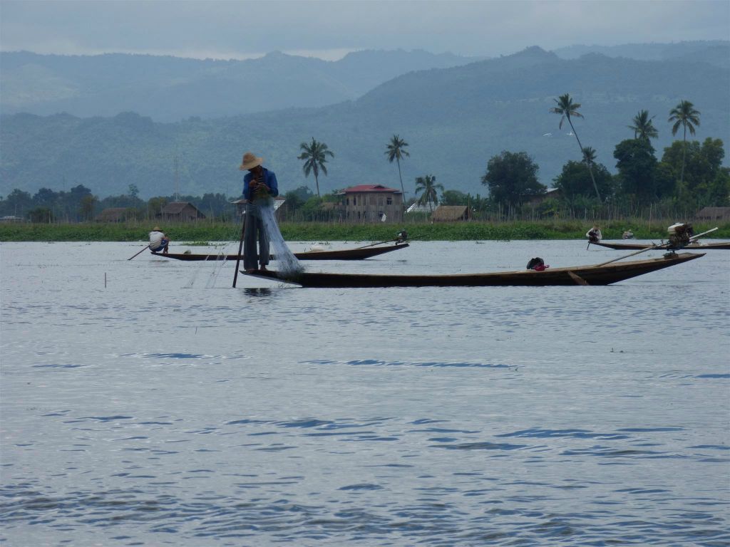 INLE MEER - een visser
