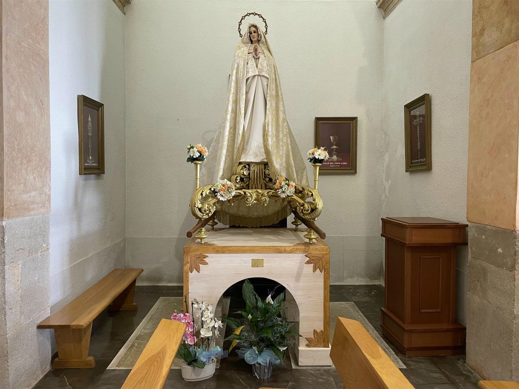 PEÑÍSCOLA - binnen in de de kerk van de Ermitana