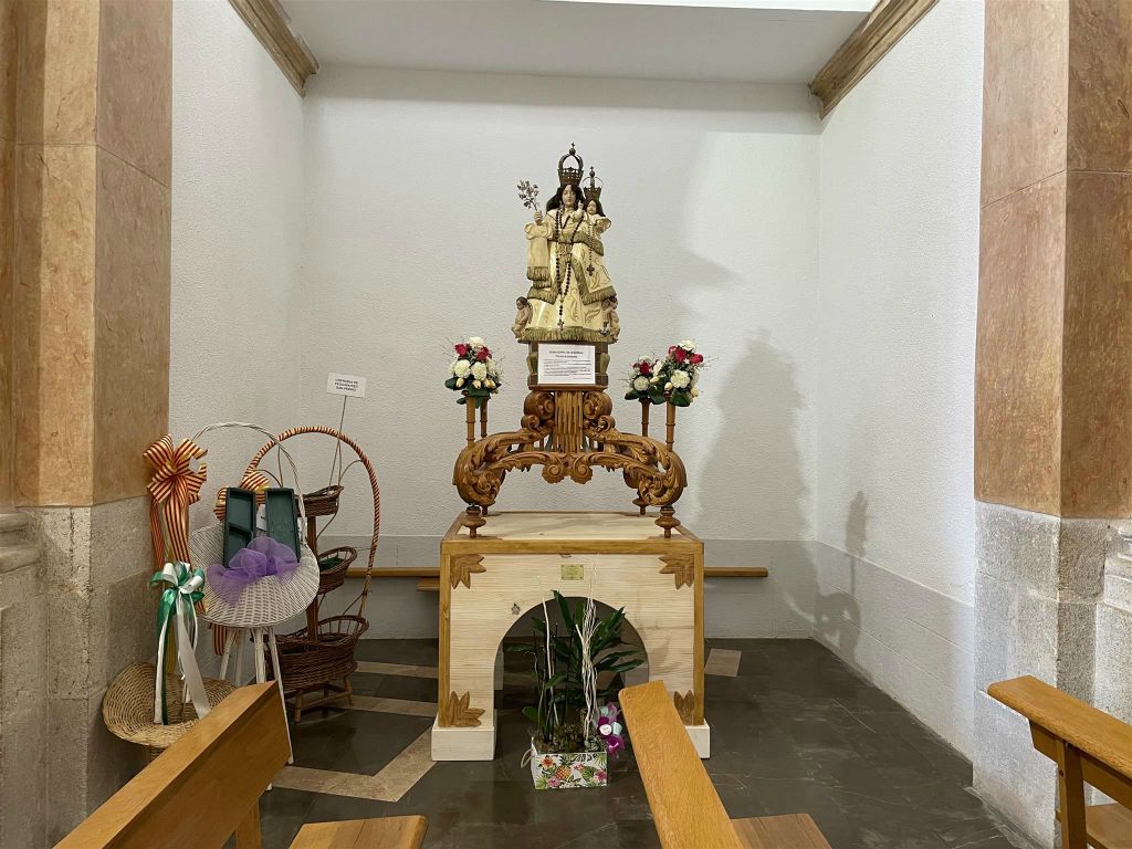 PEÑÍSCOLA - binnen in de de kerk van de Ermitana